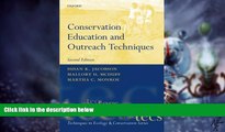 Big Deals  Conservation Education and Outreach Techniques (Techniques in Ecology   Conservation)