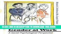 [PDF] Gender at Work: A Social Psychological Perspective Full Colection