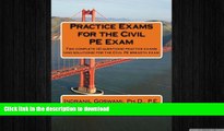 FAVORIT BOOK Practice Exams for the Civil PE Examination: Two practice exams (and solutions)