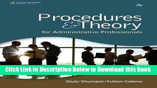 [Reads] Bundle: Procedures   Theory for Administrative Professionals, 7th + Office Technology
