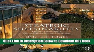 [Reads] Strategic Sustainability: A Natural Environmental Lens on Organizations and Management