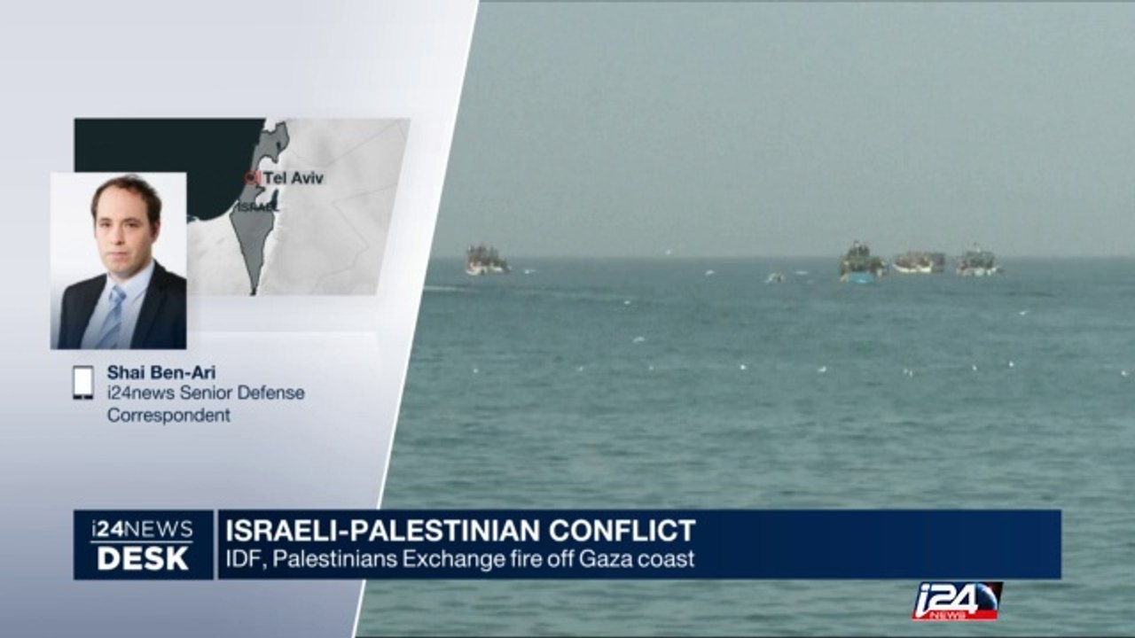 IDF, Palestinians exchange fire off Gaza coast