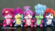 Popples Pop Open Plush Izzy, Sunny, Bubbles, Lulu & Yikes from Spin Master