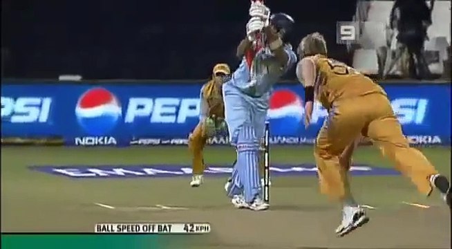 Yuvraj Singh 70 30 India vs Australia T20 World Cup 2007 at Durban