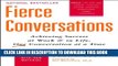 Collection Book Fierce Conversations: Achieving Success at Work and in Life One Conversation at a