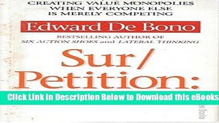 [Reads] Sur/petition: Creating Value Monopolies When Everyone Else is Merely Competing Free Books