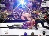 Brock Lesnar attacks Hulk Hogan WWE Smackdown 9 16 2015