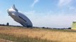 Airlander 10 crashing into the ground cardington shed airship