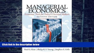 Big Deals  Managerial Economics (7th Edition)  Best Seller Books Best Seller