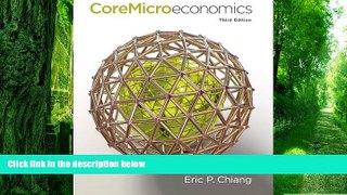 Big Deals  CoreMicroeconomics  Free Full Read Best Seller