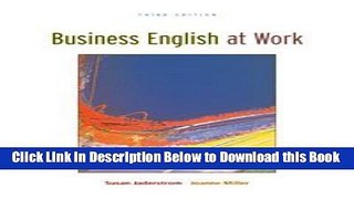 [Reads] Business English At Work Student Text/Premium OLC Content Package Free Books