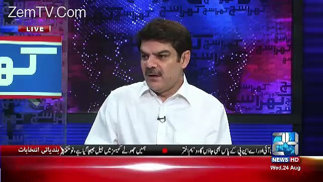 Mubashir Luqman Badly Blasted On Altaf Hussain and Waseem Akhtar Over Karachi Issue