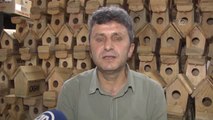 Doğal Yaşama Katkı İçin Kuşlara Ahşap Yuva Yapıyorlar