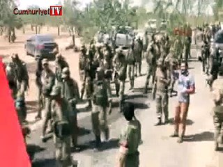 ÖSO militanlarının Cerablus'a girme görüntüleri ortaya çıktı