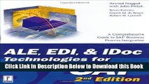 [Reads] ALE, EDI,   IDoc Technologies for SAP, 2nd Edition (Prima Tech s SAP Book Series) Free Books