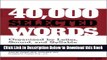 [Download] 40,000 Selected Words Online Ebook
