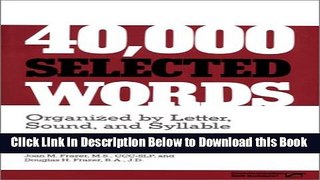 [Download] 40,000 Selected Words Online Ebook