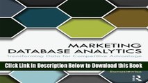 [Best] Marketing Database Analytics: Transforming Data for Competitive Advantage Free Books