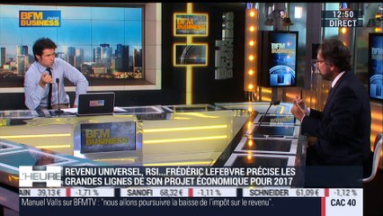 "Je mets sur la table le revenu universel", Frédéric Lefebvre - 25/08