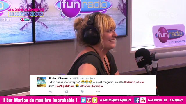 Il bat Marion de manière improbable au Pourquoi tu m'appelles ! - Marion et Anne-So