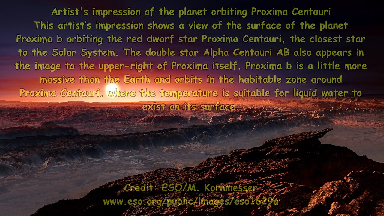 Planet Found in Habitable Zone Around Nearest Star