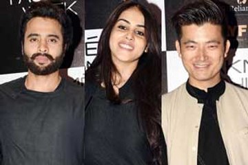 Meiyang Chang and Jackky Bhagnani at Lakme Fashion Week 2016