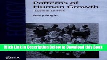 [Best] Patterns of Human Growth (Cambridge Studies in Biological and Evolutionary Anthropology)