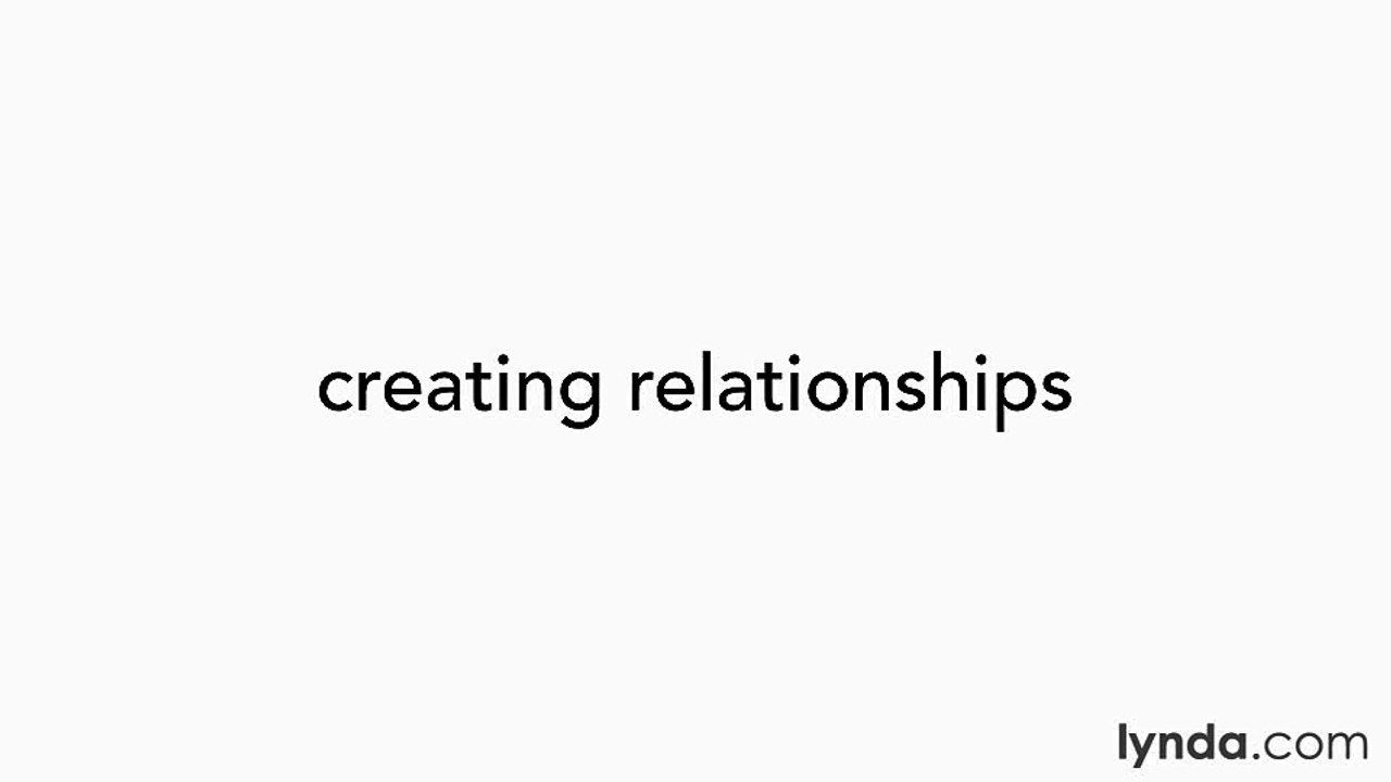 4.1 Creating Relationships