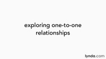 4.3 Exploring one-to-one relationships
