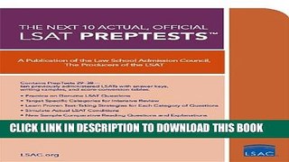 Collection Book The Next 10 Actual, Official LSAT PrepTests (Lsat Series)