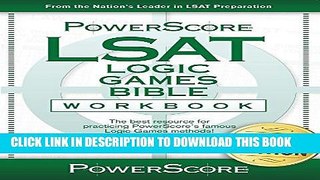 Collection Book The PowerScore LSAT Logic Games Bible Workbook