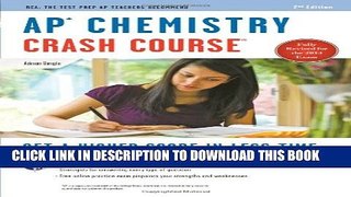 New Book APÂ® Chemistry Crash Course Book + Online (Advanced Placement (AP) Crash Course)