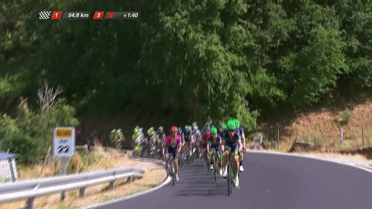 54 KM a meta / to go - Etapa 6 (Monforte de Lem...