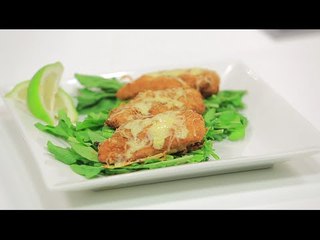 دجاج بالبقسماط والجبنة | رانيا الجزار