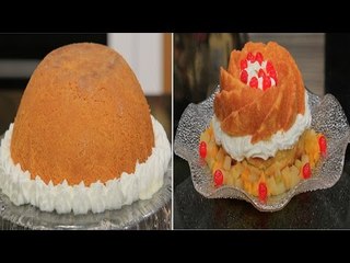 كيكة البابا بالفواكة - بولة كنافة بالأيس كريم | زعفران وفانيلا حلقة كاملة