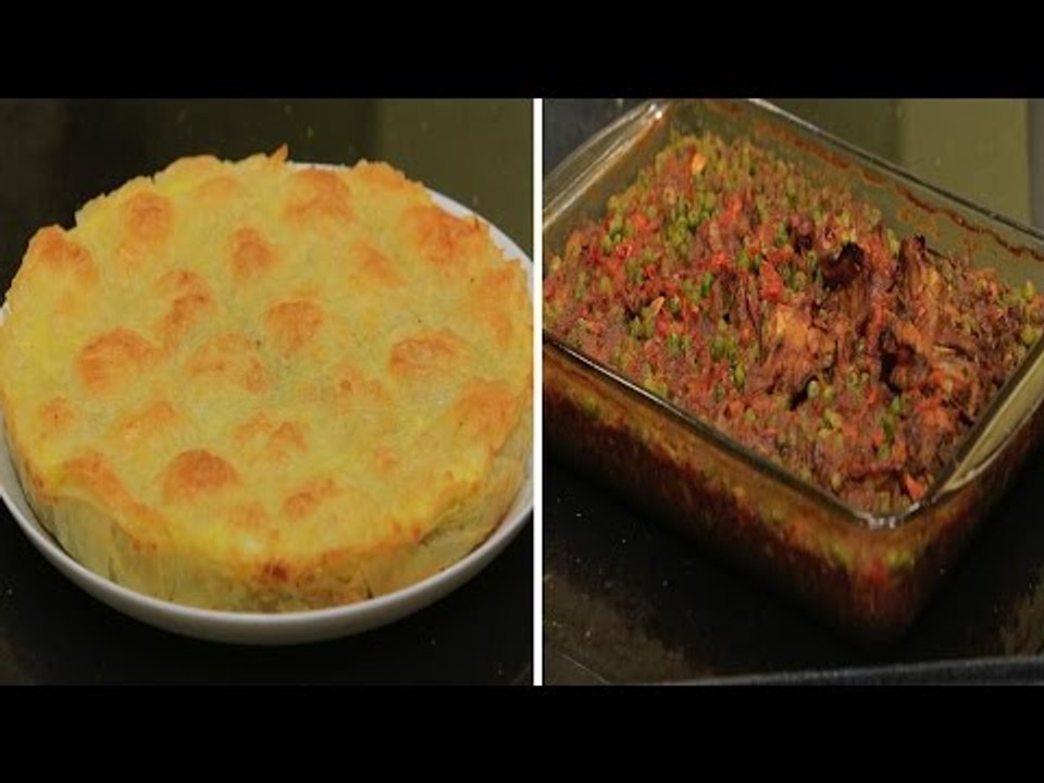 طاجن أرانب - شوربة بطاطس - جلاش باللحم المفروم...