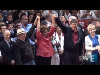 Dilma diz que apoia Haddad como foi apoiada por Lula