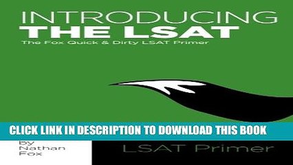 New Book Introducing the LSAT: The Fox Test Prep Quick   Dirty LSAT Primer