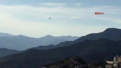 Artvin - Kılıçdaroğlu'nu Almaya Gelen Helikopter Böyle Görüntülendi