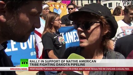 Susan Sarandon Blasts 'Hypocrite Obama' Over Pipeline His Administration Opposed