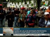 México: exigen justicia los padres de los 43 de Ayotzinapa