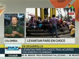 Colombianos del Chocó esperan que el gobierno resuelva sus demandas