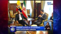 Ecuador e Irán firmaron convenios para facilitar intercambio comercial