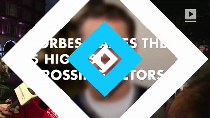 Where did The Rock land on Forbes' highest grossing actors list?