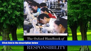 READ FREE FULL  The Oxford Handbook of Corporate Social Responsibility (Oxford Handbooks)  READ
