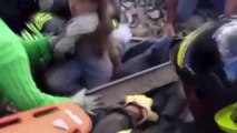 10 years old girl rescued from rubble after 17 hours in Italy Quake