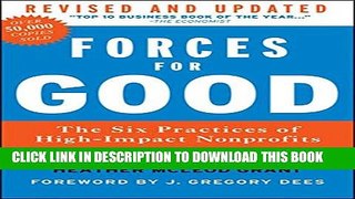 [Download] Forces for Good: The Six Practices of High-Impact Nonprofits Paperback Free