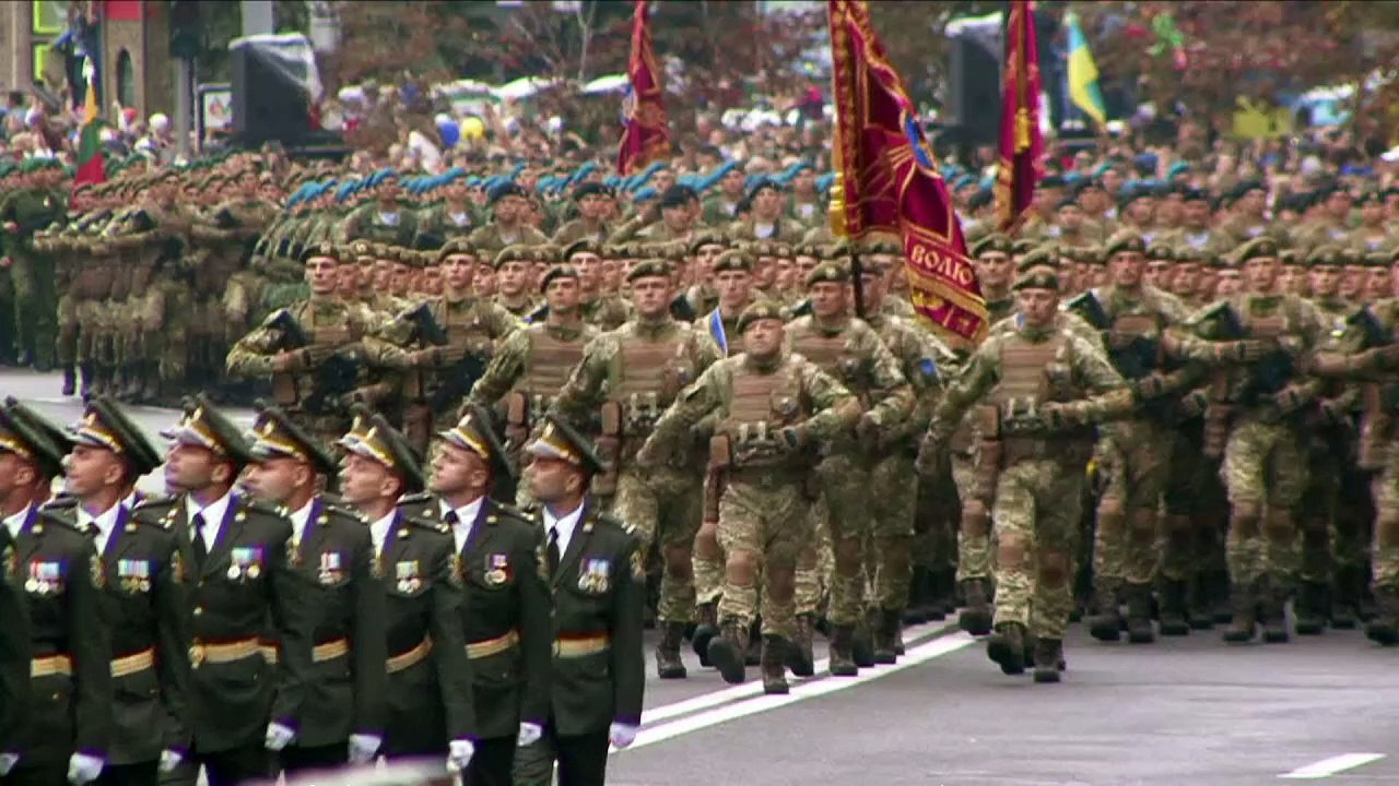 L'Ukraine fête 25 ans d'indépendance avec une parade militaire