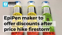 EpiPen maker announces $300 discounts after criticism from burdened patients