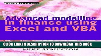 [PDF] Advanced Modelling in Finance using Excel and VBA [Full Ebook]